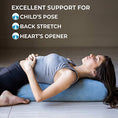 Load image into Gallery viewer, Velvet Yoga Bolster Pillow - Personal Hour for Yoga and Meditations 
