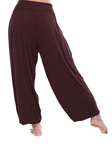 Soft Modal Spandex Harem Yoga Pilates Pants - Personal Hour for Yoga and Meditations 