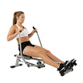 Load image into Gallery viewer, Squats - Full Motion Rowing Machine Rower - 350 lb Weight Capacity and LCD Monitor - Row-N-Ride Trainer - Personal Hour for Yoga and Meditations 
