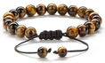 Load image into Gallery viewer, Meditation Gift - Harmony Men and Women Tiger Eye Stone Beads Bracelet Braided Rope Natural Stone Yoga gifts Bracelet Bangle - New Model - Personal Hour for Yoga and Meditations 
