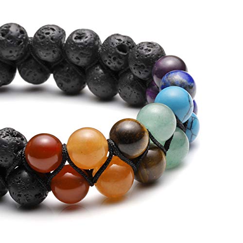 7 Chakra Crystals Bracelet - Personal Hour for Yoga and Meditations 