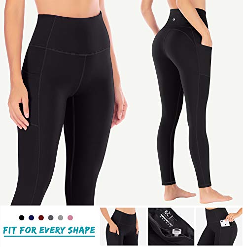 Seamless and Breathable Yoga Pants with Pockets - Leggings with Pockets, High Waist Tummy Control - Personal Hour 