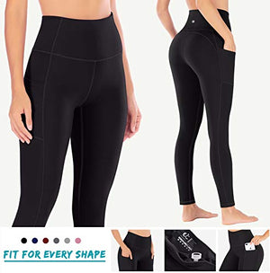 Open image in slideshow, Seamless and Breathable Yoga Pants with Pockets - Leggings with Pockets, High Waist Tummy Control - Personal Hour 
