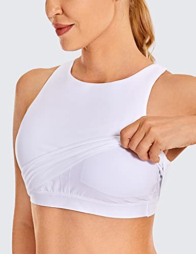 Yoga top with built in bra - comfy elastic fabric yoga top and bra - Personal Hour 