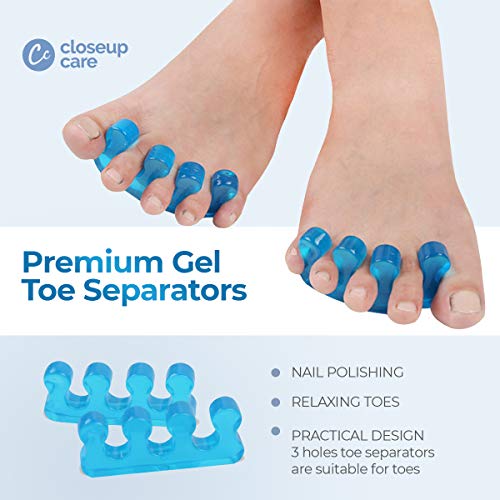 Yoga Toes - Premium Gel Toe Separators - Personal Hour for Yoga and Meditations 