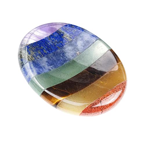 Chestea Worry Stones - Rainbow Crystals - Personal Hour for Yoga and Meditations 