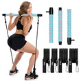 Load image into Gallery viewer, Adjustable Pilates Bar kit with 4 Resistance Bands - Personal Hour for Yoga and Meditations 
