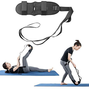 Open image in slideshow, Yoga Foot &amp; Leg Stretch Strap,Foot and Calf Stretcher Belt with Loops - Personal Hour for Yoga and Meditations 
