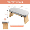 Load image into Gallery viewer, Meditation Bench - Portable Meditation Stool with Cushion - Personal Hour for Yoga and Meditations 
