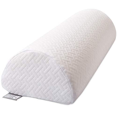 Half Moon Yoga Bolster Semi-Roll Pillow - Personal Hour for Yoga and Meditations 