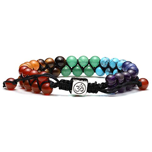 7 Chakra Crystals Bracelet - Personal Hour for Yoga and Meditations 