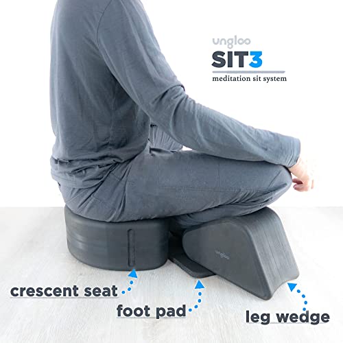 Mediation Cushions - Yoga Meditation Seat Foam Cushion, Hip and Knee Support Blocks - Personal Hour for Yoga and Meditations 