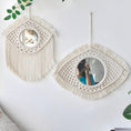 Load image into Gallery viewer, Zen Decor Ideas - Wall Mirror Macrame Decorative Mirrors Boho Home - Personal Hour for Yoga and Meditations 
