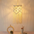 Load image into Gallery viewer, Creative Zen Decor - Macrame Chandelier Shade Hanging Light Shade - Personal Hour for Yoga and Meditations 
