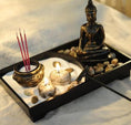 Load image into Gallery viewer, Meditation Gift - Sand table iron candlestick - Eyes Yoga and Meditation - Personal Hour for Yoga and Meditations 
