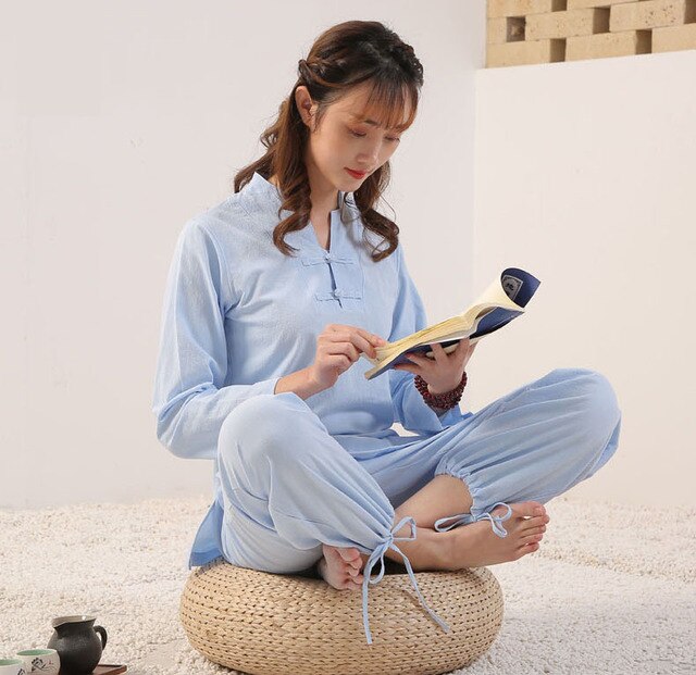 Tai chi Uniform Cotton Linen - Kung fu Clothing - Meditation Clothes - Personal Hour for Yoga and Meditations 