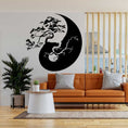 Load image into Gallery viewer, Chinese Pine Bonsai Wall Sticker Asian Buddhist Zen Yin Yang - Personal Hour for Yoga and Meditations 
