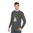 Load image into Gallery viewer, Unisex Lightweight Long Sleeve Yoga and Pilates Tee - Cute Cat - Personal Hour for Yoga and Meditations 
