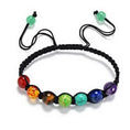 Load image into Gallery viewer, Stone Accessories - 7 Chakra Yoga Bracelet - Personal Hour for Yoga and Meditations 
