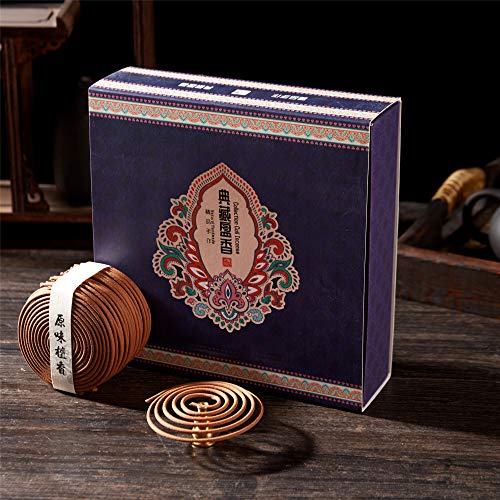 Assorted Most Popular Natural Coil Incense Variety Gift Pack with Free Burner-Meditation Gifts - Valentine Limited Deals