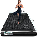 Load image into Gallery viewer, Yoga Mat with Instructional Poses Prints - Personal Hour for Yoga and Meditations 
