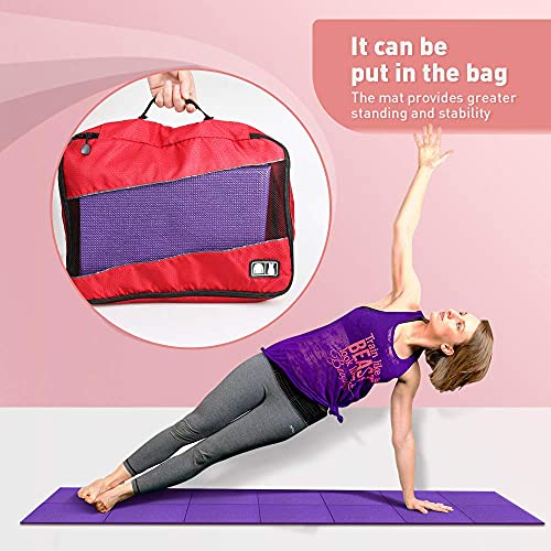Eva Yoga Mat High Density Premium Foldable Yoga Mat - Personal Hour for Yoga and Meditations 
