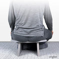 Load image into Gallery viewer, Meditation Bench- Kneeling and Cross Legged- Lightweight Sustainable Bamboo Ergonomic Stool - Personal Hour for Yoga and Meditations 
