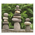 Load image into Gallery viewer, Zen Decor Idea - Large 7-Stone Natural River Stone Cairn - Personal Hour for Yoga and Meditations 

