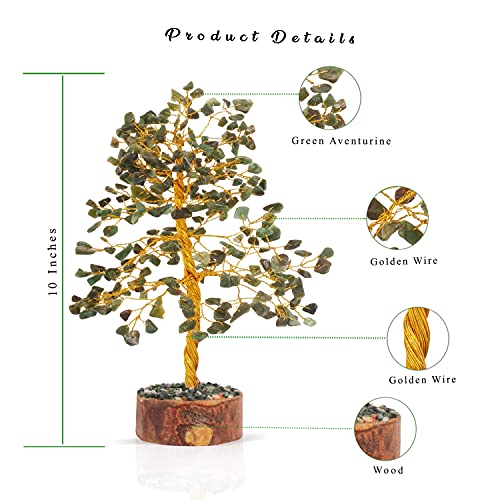 Meditation Gift - 7 Chakra Crystal Tree for Positive Energy - Stone Bonsai Tree - Premium Meditation Decor - Personal Hour 