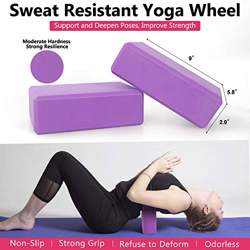 Yoga Gift for Beginners - Yoga Wheel Set - Personal Hour for Yoga and Meditations 