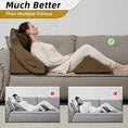 Load image into Gallery viewer, Mediation Cushions - 4PCS Orthopedic Bed Wedge Pillow Set - Personal Hour for Yoga and Meditations 
