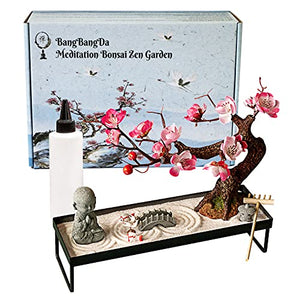 Japanese Zen Garden Meditation Gifts – Home Office Zen Decor Zen Gifts for Women Lady Friends – Meditation Gifts - Valentine Limited Deals - Personal Hour for Yoga and Meditations 