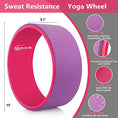 Load image into Gallery viewer, Yoga Gift for Beginners - Yoga Wheel Set - Personal Hour for Yoga and Meditations 
