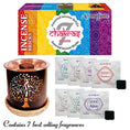 Load image into Gallery viewer, Meditation Gift Basket  7 Chakra Incense Brick Gift Set - Personal Hour 
