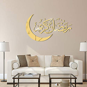 Open image in slideshow, Ramadan 2022 Decor - 1PC Muslim Islam Eid Mubarak Ramadan Crystal, Mirror Stickers Decor - Personal Hour 
