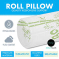 Load image into Gallery viewer, 2 Pack Bamboo Cervical Memory Foam Yoga Bolster Pillow - Personal Hour for Yoga and Meditations 
