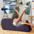 Load image into Gallery viewer, Sleek Chaise Lounge for Yoga, Stretching, Relaxation - Meditation Cushion and Spine Corrector - Personal Hour for Yoga and Meditations 
