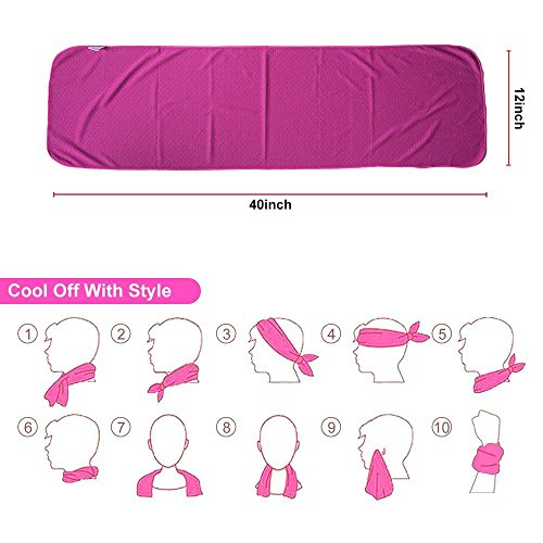 Yoga Cooling Towels - Personal Hour for Yoga and Meditations 