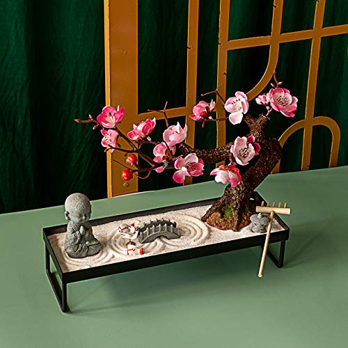 Japanese Zen Garden Meditation Gifts – Home Office Zen Decor Zen Gifts for Women Lady Friends – Meditation Gifts - Valentine Limited Deals - Personal Hour for Yoga and Meditations 