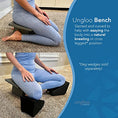 Load image into Gallery viewer, Meditation Bench- Kneeling and Cross Legged- Lightweight Sustainable Bamboo Ergonomic Stool - Personal Hour for Yoga and Meditations 
