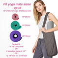 Load image into Gallery viewer, Yoga Mat Carrying Tote Bag with Large Pockets - Yoga Mat Bag Set Tote Sling Carrier Shoulder - Fits Most Size Mats - Personal Hour 

