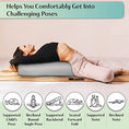 Load image into Gallery viewer, Rectangular Yoga Pillow Bolster - Supportive Meditation Cushion - Personal Hour for Yoga and Meditations 
