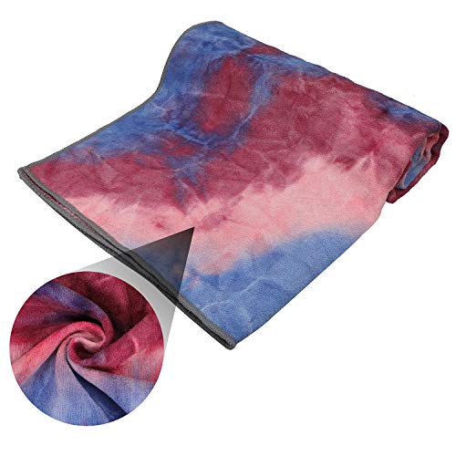Yoga Towels - Non Slip Hot Yoga Towel Skidless Waffle Texture - Personal Hour for Yoga and Meditations 