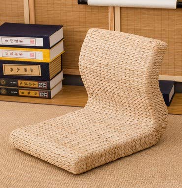 Japanese Style Floor Meditation Chair Handcrafted Eco-Friendly - Zen Decor Ideas - Personal Hour for Yoga and Meditations 