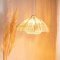 Load image into Gallery viewer, Bamboo Pendant Light Boho Style Weaving Hanging Lamp - Zen Decor Idea - Personal Hour for Yoga and Meditations 
