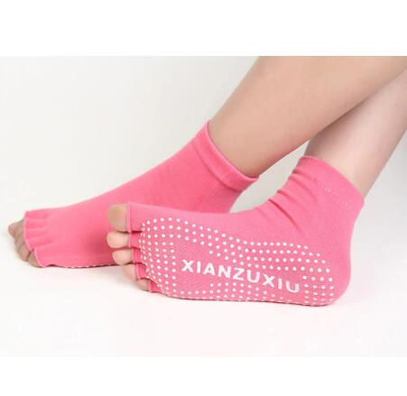 Yoga Footwear - Women Yoga Socks Half Toe - Personal Hour for Yoga and Meditations 
