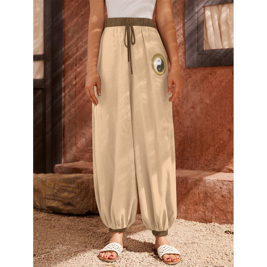 Meditation Pants for Women - Carrot Trousers - Personal Hour for Yoga and Meditations 
