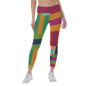 Colorful Yoga Leggings - Yoga Pants for Teen - Personal Hour for Yoga and Meditations 
