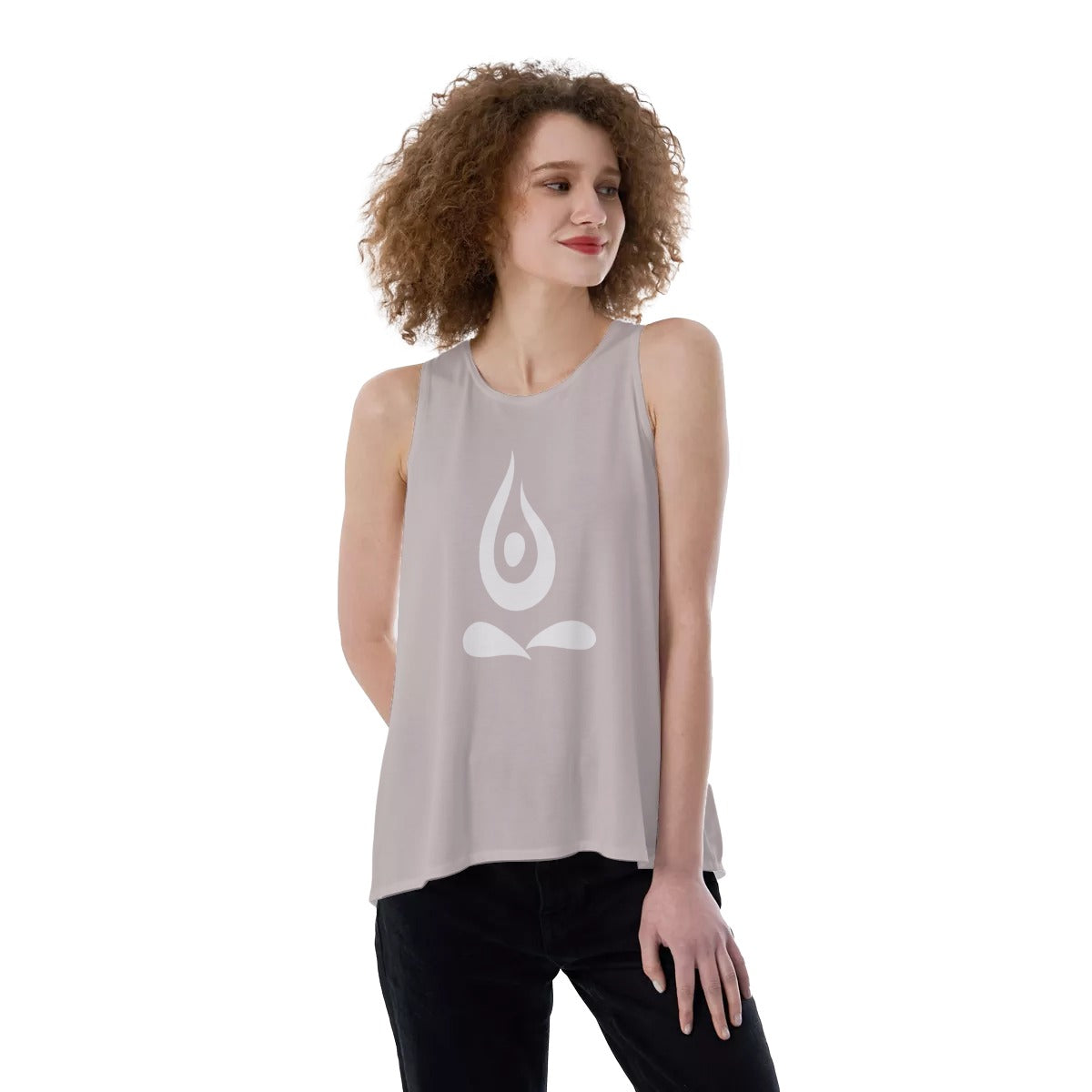 Loose Yoga Wear - Women's Loose Tank Yoga Top - Personal Hour for Yoga and Meditations 