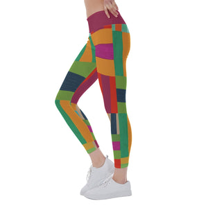 Colorful Yoga Leggings - Yoga Pants for Teen - Personal Hour for Yoga and Meditations 